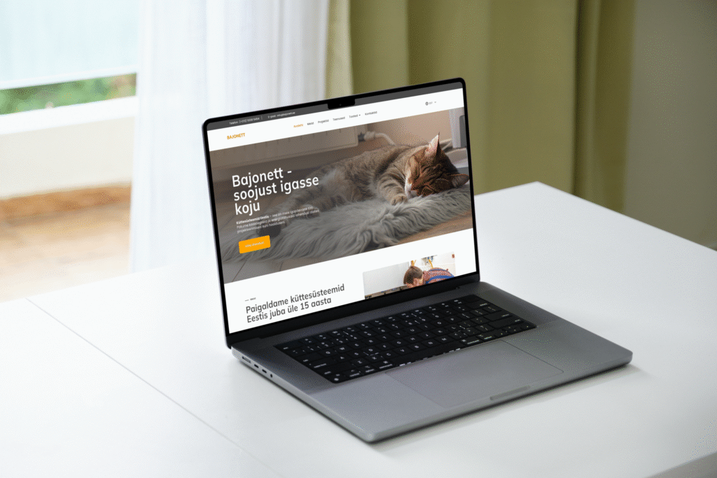 Bajonett – website