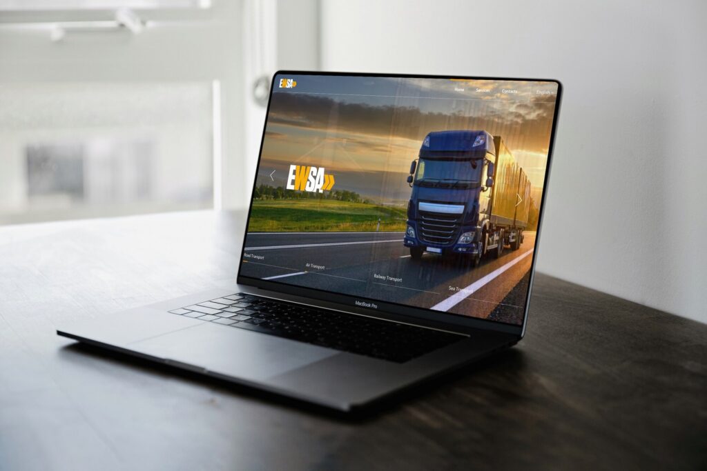 EWSA website on a laptop
